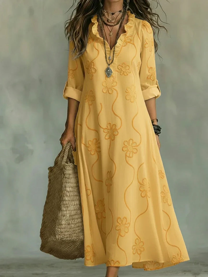 Sienna | Robe Longue Fleurie d'Ã‰tÃ©