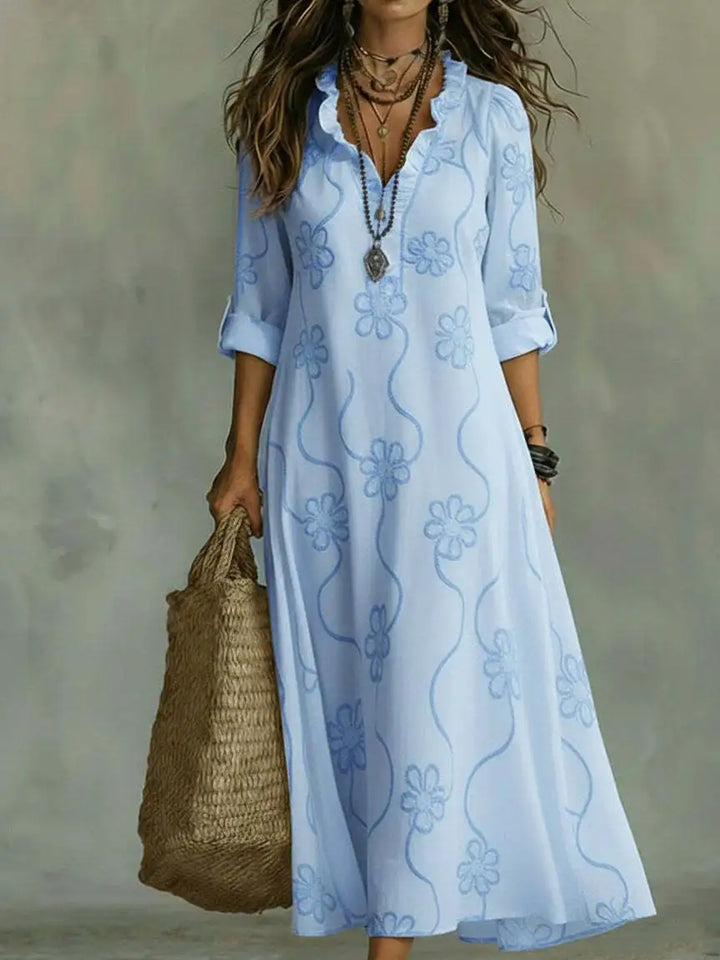 Sienna | Robe Longue Fleurie d'Ã‰tÃ©
