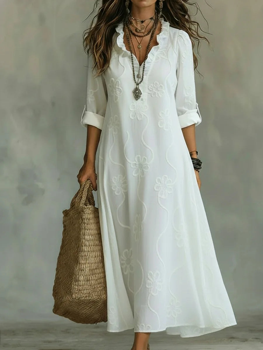 Sienna | Robe Longue Fleurie d'Ã‰tÃ©