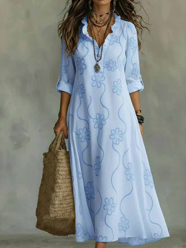 Sienna | Robe Longue Fleurie d'Ã‰tÃ©